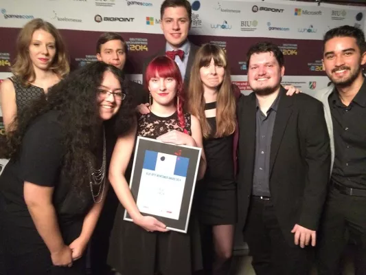 Bild: Zweiter Platz für Münchner Gamedesign Studierende beim Blue Byte Newcomer Award 2014