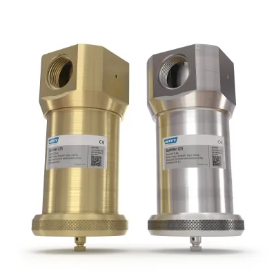 Neues Modell LE5 – 2"-Gasfilter für höchste Anforderungen Bild: Neues Modell LE5 – 2"-Gasfilter für höchste Anforderungen