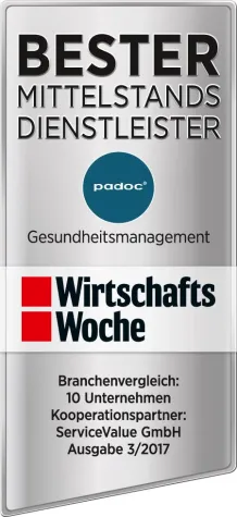 Bild: padoc® ist „Bester Mittelstandsdienstleister“!