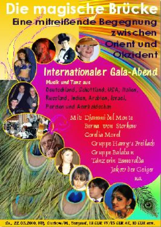 Die magische Brücke - Internationaler Gala-Abend in Storkow/Mark am 13.06.2010, 19h im Großen Saal der Burg Storkow