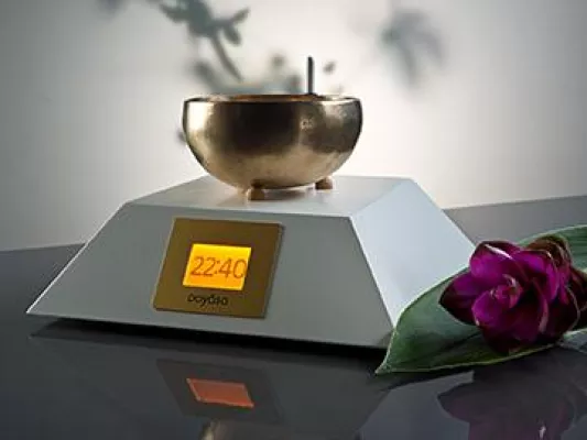 Bild: Probleme im Schlaf lösen mit Klangschalenuhr