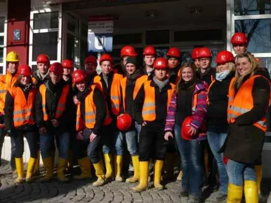 EUFH-Studenten besuchten unterirdische Baustellen der Nord-Süd-Stadtbahn Bild: EUFH-Studenten besuchten unterirdische Baustellen der Nord-Süd-Stadtbahn