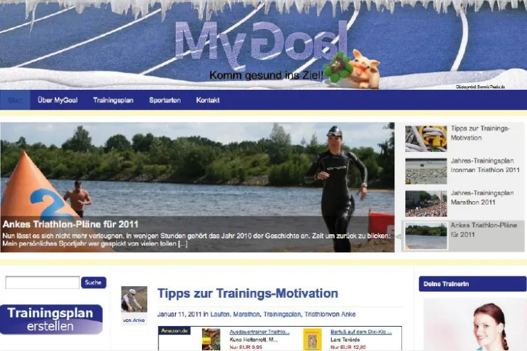 MyGoal - Neue Plattform für Ausdauertraining im Internet gestartet Bild: MyGoal - Neue Plattform für Ausdauertraining im Internet gestartet