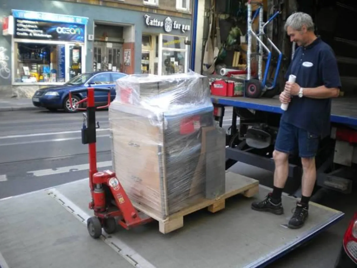 Zustellung und Installation sensibler Produkte