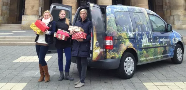 Bild: Weihnachten im Schuhkarton: Geschenke für hilfsbedürftige Kinder