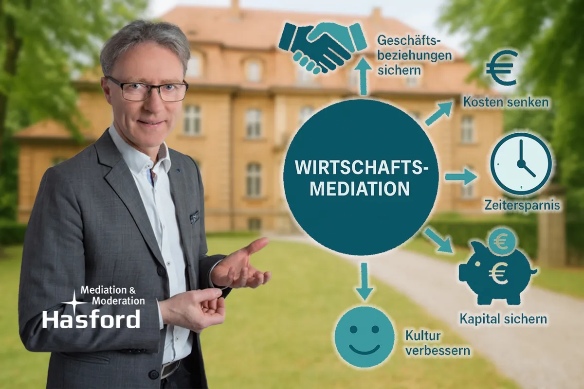 Als Mediator hilft Ralf Hasford Streit im Unternehmen zu lösen. (© © 2025 hasford.de)