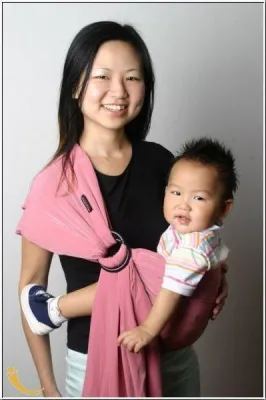 Bild: Ringsling Babytragetuch von Hängematten Outlet - flexibel und einfach