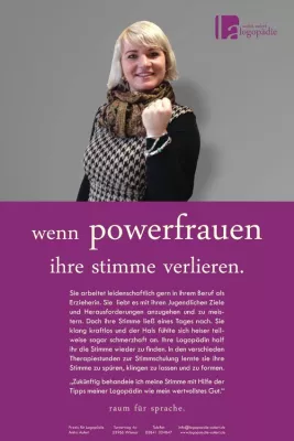 Bild: Da hilft auch kein "Wick Blau". Wenn Powerfrauen ihre Stimme verlieren.