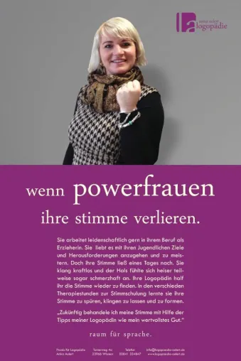 Bild: Da hilft auch kein "Wick Blau". Wenn Powerfrauen ihre Stimme verlieren.