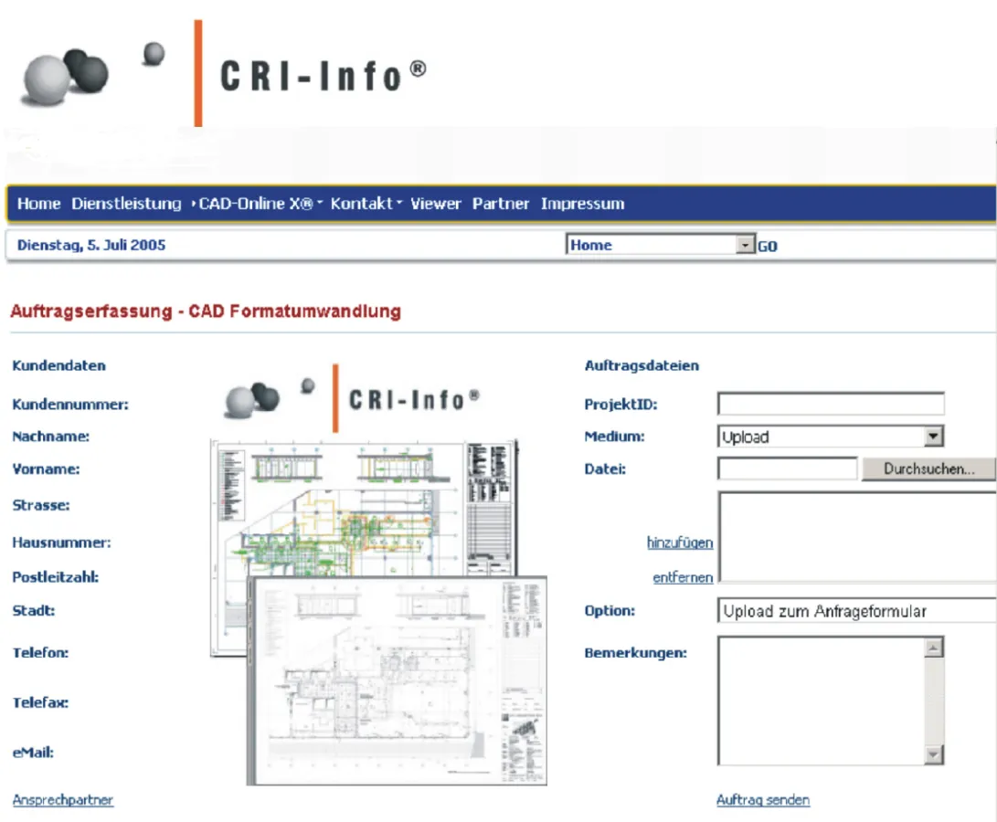 CRI-Info® CAD Formatumwandlung