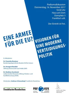 Eine Armee für die EU? Visionen für eine moderne Verteidigungspolitik Bild: Eine Armee für die EU? Visionen für eine moderne Verteidigungspolitik