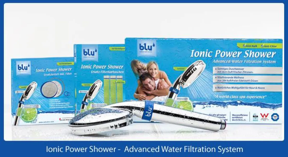Ionic Power Shower - die intelligente Art zu Dusch
