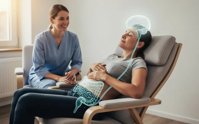 Bild: Wenn der Bauch den Kopf regiert – Warum das „Bauchhirn“ besser auf Hypnose hört als auf Medikamente