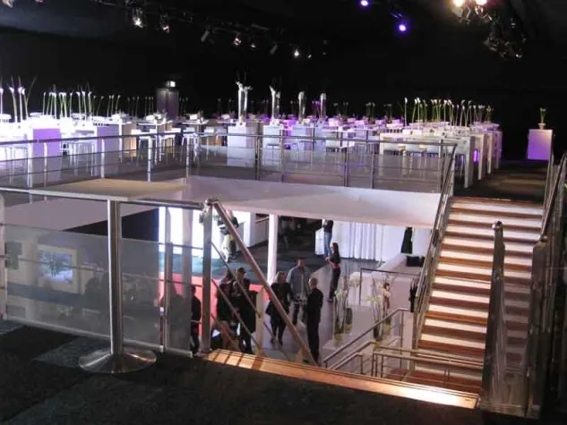 Bild: Neptunus baut für Mode-Event in Zürich