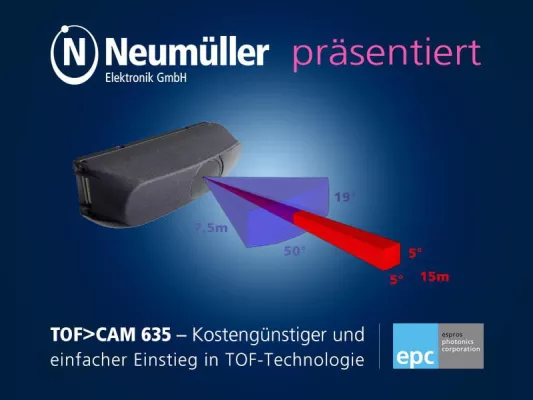 Bild: TOF CAM 635 - Einfacher und kostengünstiger Einstieg in die TOF-Technologie
