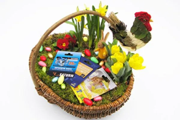 Bild: Freudige Überraschung im Osternest - Geschenkkarten sorgen für strahlende Gesichter
