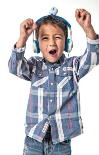 Bild: iFrogz Little Rockerz Costume: Fantasievolle Kopfhörer mit Lautstärkebegrenzung