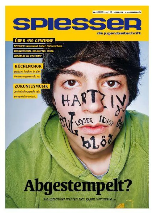 Die neue SPIESSER-Ausgabe: ab 14. April 2008 in rund 16.000 Schulen und Freizeiteinrichtungen bundesweit kostenlos erhältlich