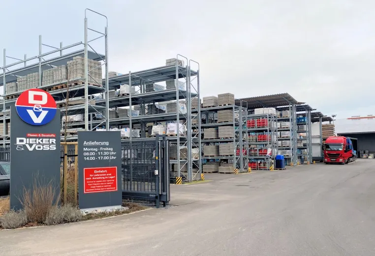 Baustoff- und Fliesenhandel Dieker & Voss: Mehr Speed für logistische Abläufe Bild: Baustoff- und Fliesenhandel Dieker & Voss: Mehr Speed für logistische Abläufe