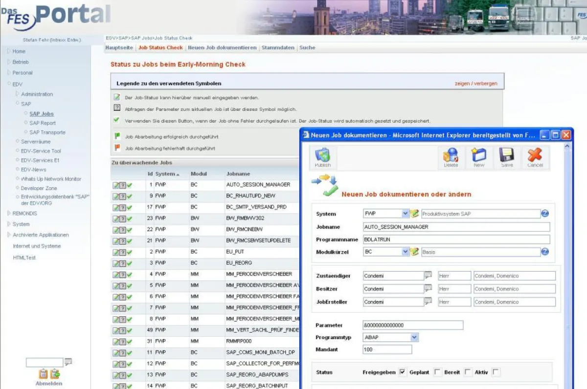 Integration von SAP-Daten mit dem Business Adapter von Intrexx Xtreme