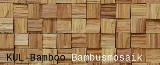Bild: KUL Bamboo präsentiert Bambus-Mosaik in 10 neuen Designs