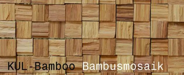 Bild: KUL Bamboo präsentiert Bambus-Mosaik in 10 neuen Designs