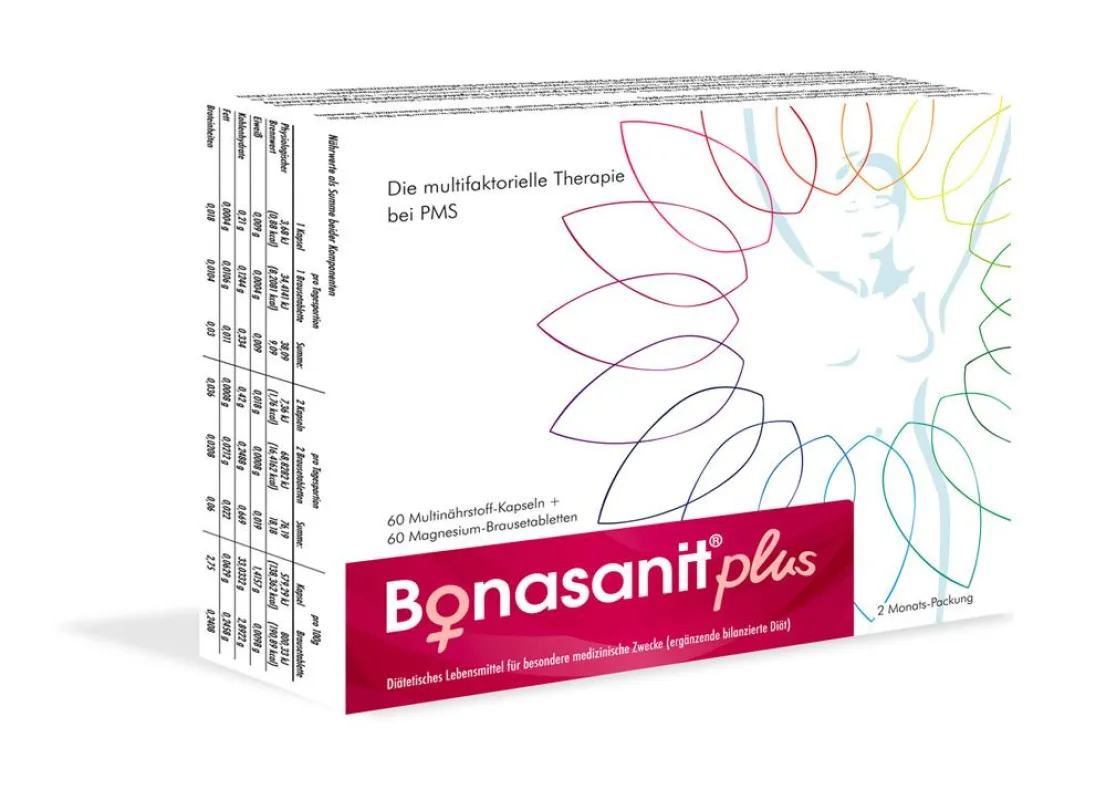 Bonasanit®plus - Die neue multifaktorielle Therapie bei PMS