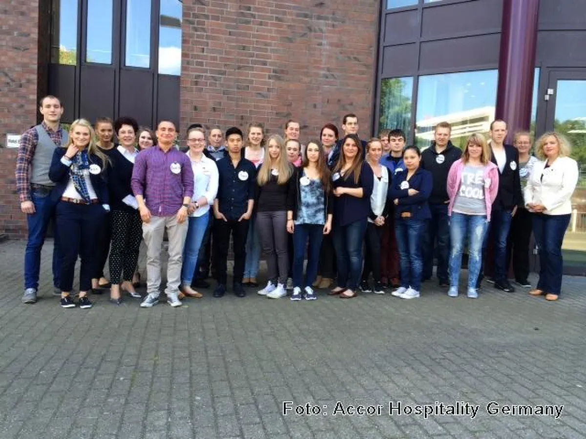 40 Accor Azubis auf dem Orientation Day in Hamburg
