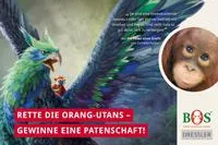 Dressler Verlag kooperiert für Cornelia Funkes „Die Feder eines Greifs“ mit BOS Deutschland e.V. Bild: Dressler Verlag kooperiert für Cornelia Funkes „Die Feder eines Greifs“ mit BOS Deutschland e.V.