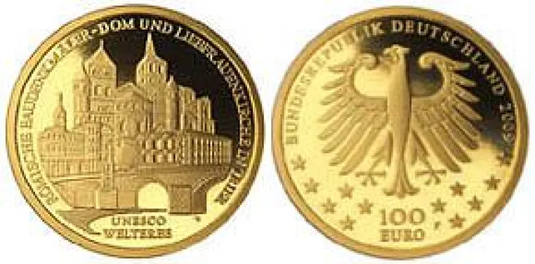 Bild: Triers UNESCO-Denkmäler in goldenem Glanz