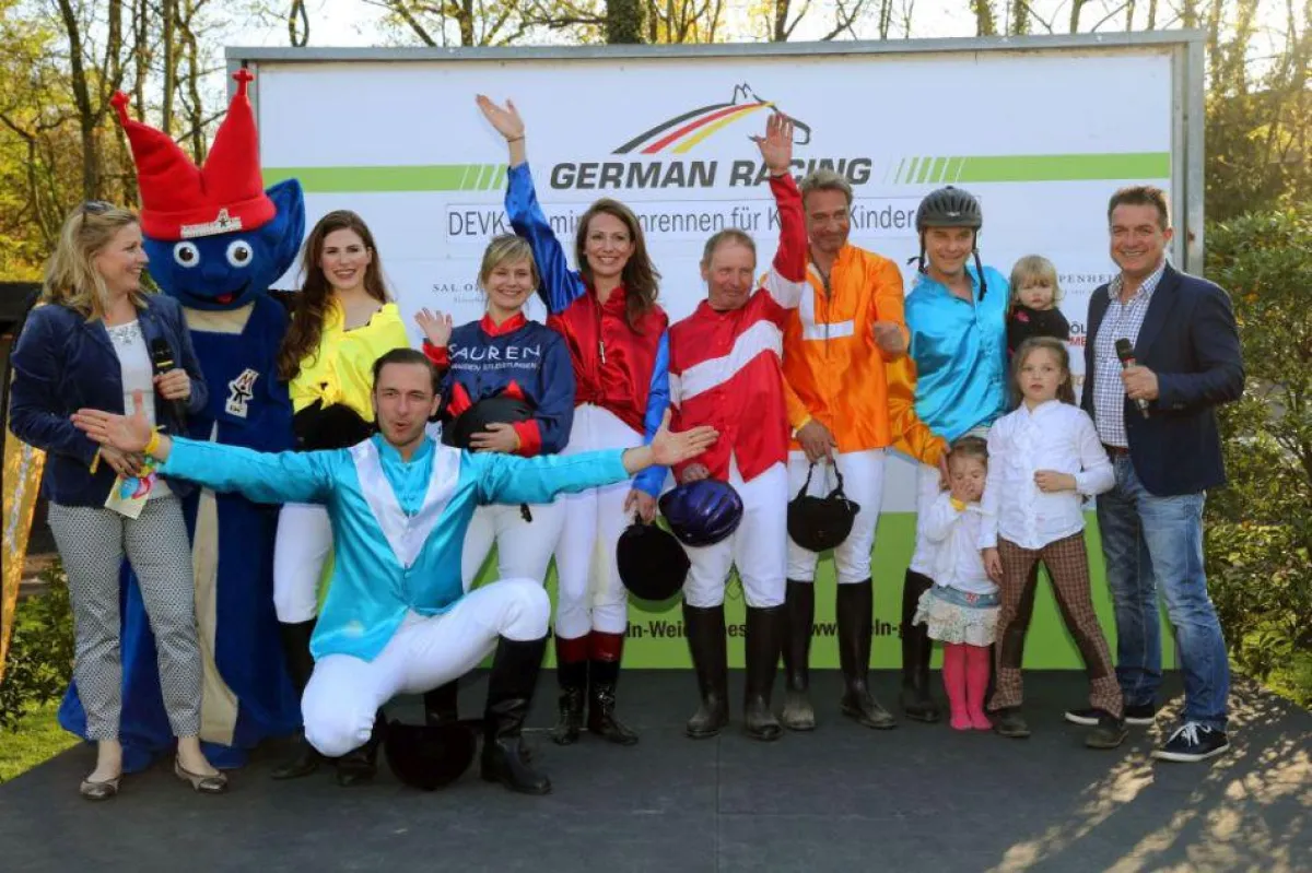 Siegerehrung Prominentenrennen 2015