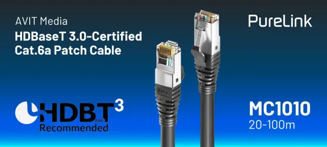 PureLink präsentiert neues HDBaseT 3.0-zertifiziertes Cat.6a Kabel Bild: PureLink präsentiert neues HDBaseT 3.0-zertifiziertes Cat.6a Kabel