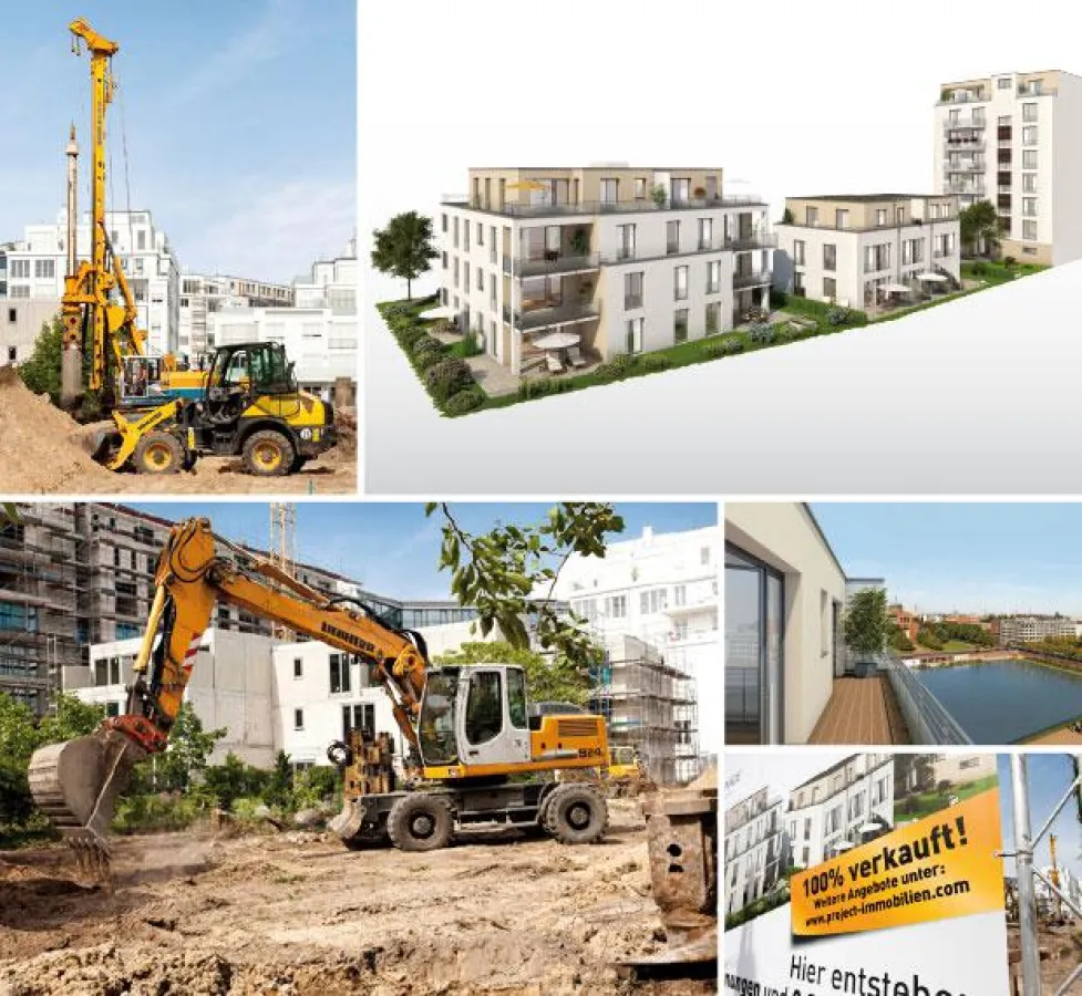 Impressionen aus der EngelPromenade: Die Bauarbeiten haben begonnen. (Bild: PROJECT Immobilien)