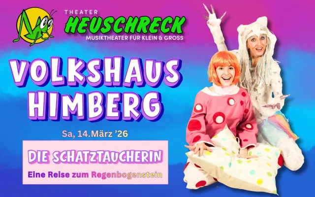 Bild: NÖ/Volkshaus Himberg, 14.3.26: Familienmusical "Die Schatztaucherin" von Theater HEUSCHRECK