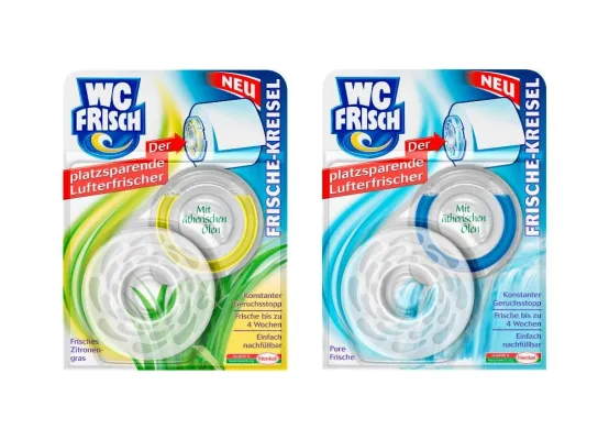 Bild: Produktinnovation von Henkel: WC Frisch Frische-Kreisel - Innovativ, duftend und besonders platzsparend