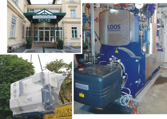 Erfolgreiche Dampfversorgung mit LOOS U-MB Kessel Bild: Erfolgreiche Dampfversorgung mit LOOS U-MB Kessel