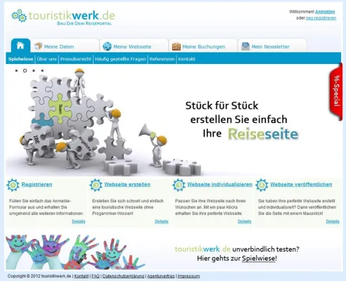 Bild: Brandneuer Homepage-Baukasten für Reisebüros entwickelt