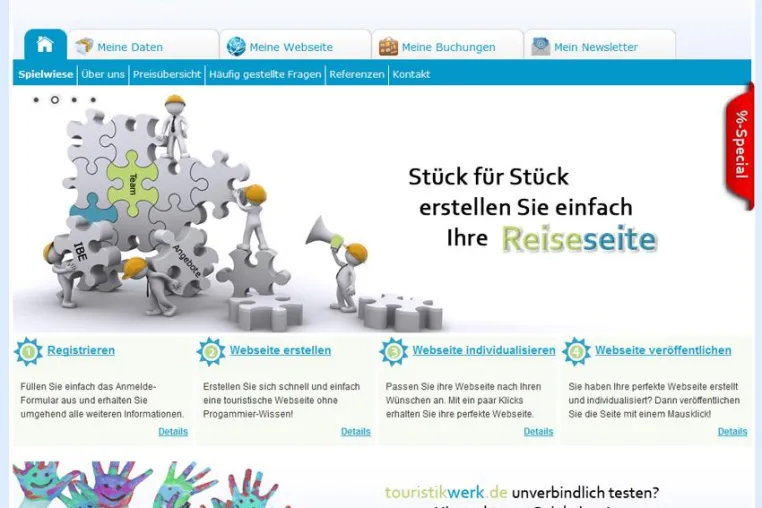Bild: Brandneuer Homepage-Baukasten für Reisebüros entwickelt