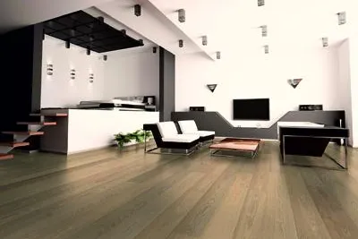Bild: Cremig und erdig – elegante Gemütlichkeit - Neue Farbtrends bei Holzböden