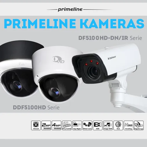 Bild: Dallmeier stellt kosteneffiziente Primeline Kamera-Serie für den Tag- und Nacht-Betrieb vor