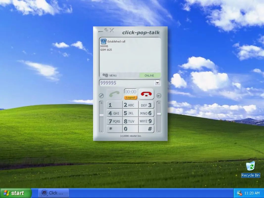 nikotel Click-Pop-Talk  Screenshot