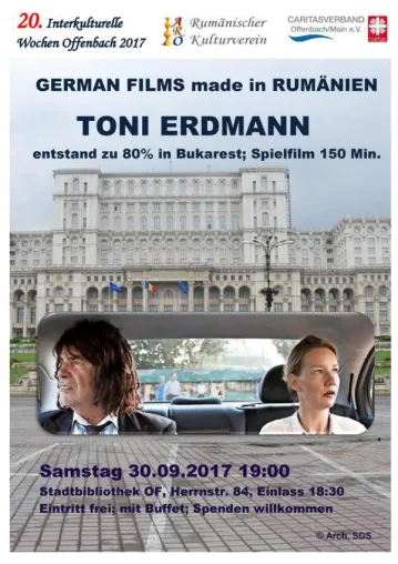 Bild: 30.09.17 Spielfilm "Toni Erdmann" D/Ö/Ro 2016, mit Einführung in deutsch-rumänische Filmproduktionen