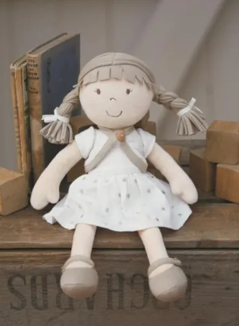 Bild: Nach Organic Exchange zertifizierte Stoffpuppe