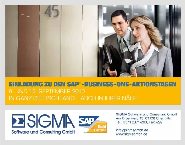 Bild: SAP Business One Aktionstage mit Inhalten für Handel und verarbeitenden Gewerbe