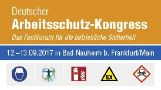 Bild: Deutscher Arbeitsschutz-Kongress 2017 – Das Fachforum für betriebliche Sicherheit im Zeichen der „Arbeit 4.0“