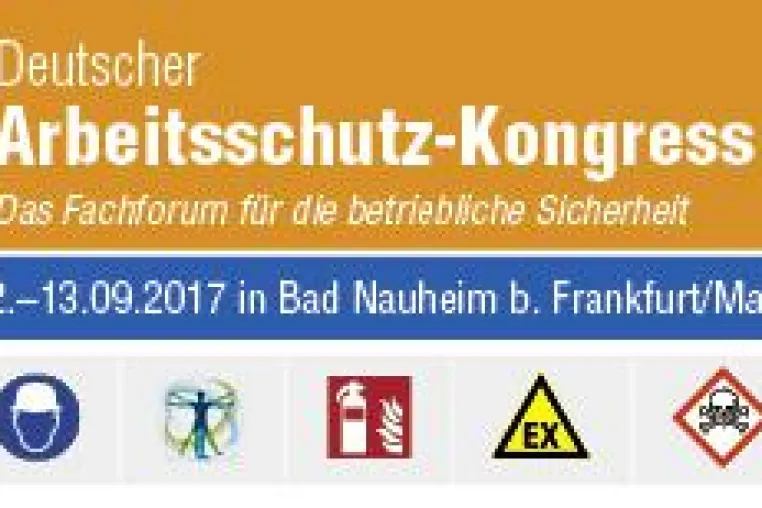 Bild: Deutscher Arbeitsschutz-Kongress 2017 – Das Fachforum für betriebliche Sicherheit im Zeichen der „Arbeit 4.0“