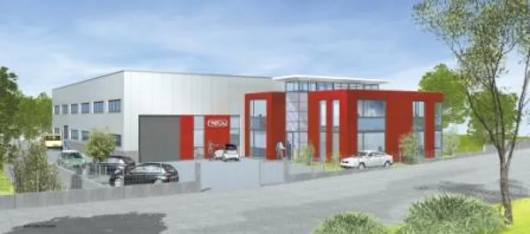 Wegatrade GmbH feiert Richtfest am Businesspark Piepersberg Bild: Wegatrade GmbH feiert Richtfest am Businesspark Piepersberg