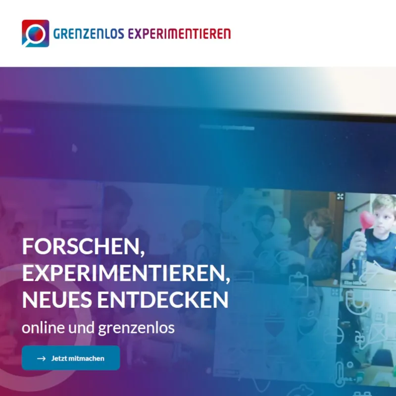 Forschen, Experimentieren, Entdecken, online und grenzenlos. (© Phänomenta & Schülerforschungszentrum Hamburg)