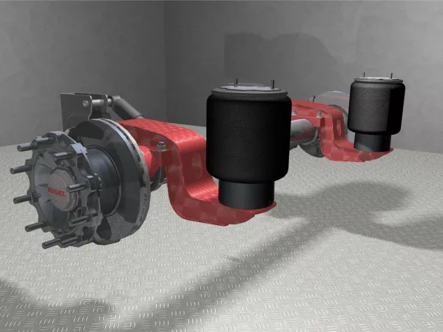 Bild: Kögel zeigt eigene Achse auf der IAA Nutzfahrzeuge