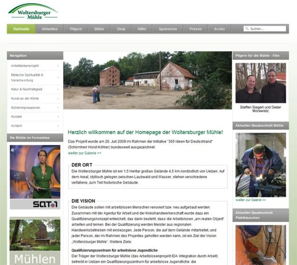 Das Woltersburger Mühlenprojekt